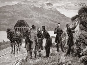 The State of Ireland: Posting the Government Proclamation at Connemara, from 